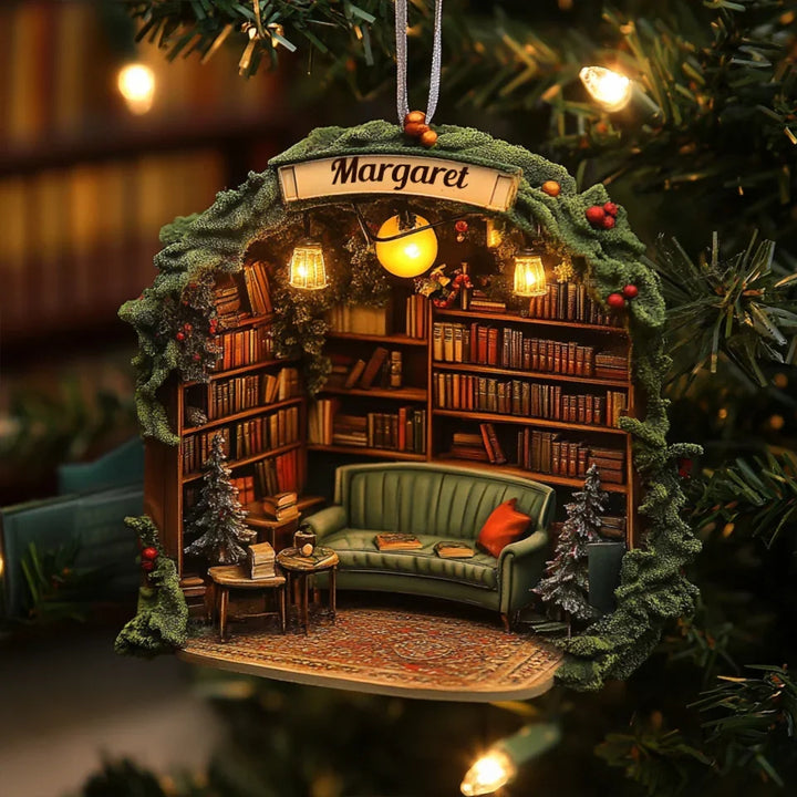 Pine n Prose Personalized Mica Ornament 1