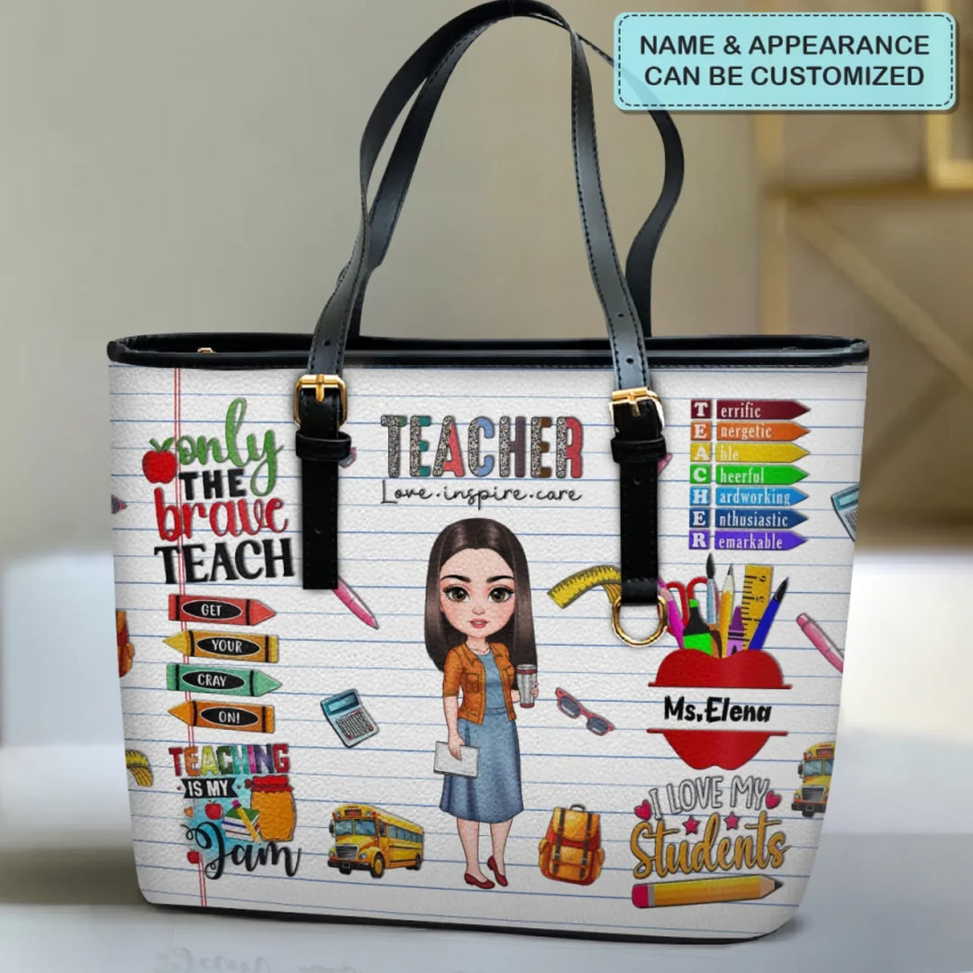20240604_LEATHER BUCKET BAG_TEACHER_ONLY THE BRAVE TEACH_ARND0014 g