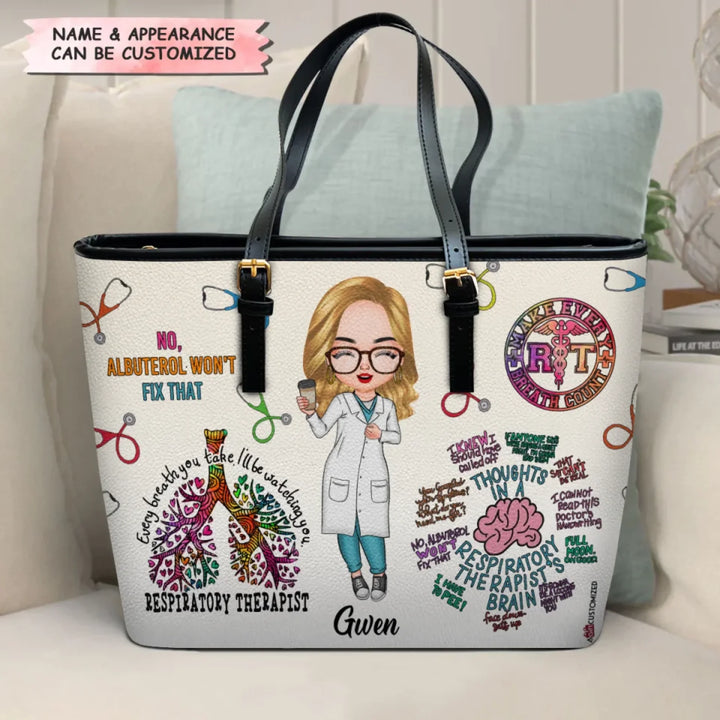 mk_LEATHER BUCKET BAG_RESPIRATORY THERAPIST_EVERY BREATH YOU TAKE_ADSG021-1