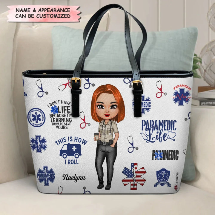 MK_LEATHER BUCKET BAG_PARAMEDIC_LOVE MY JOB_ADSG021-1