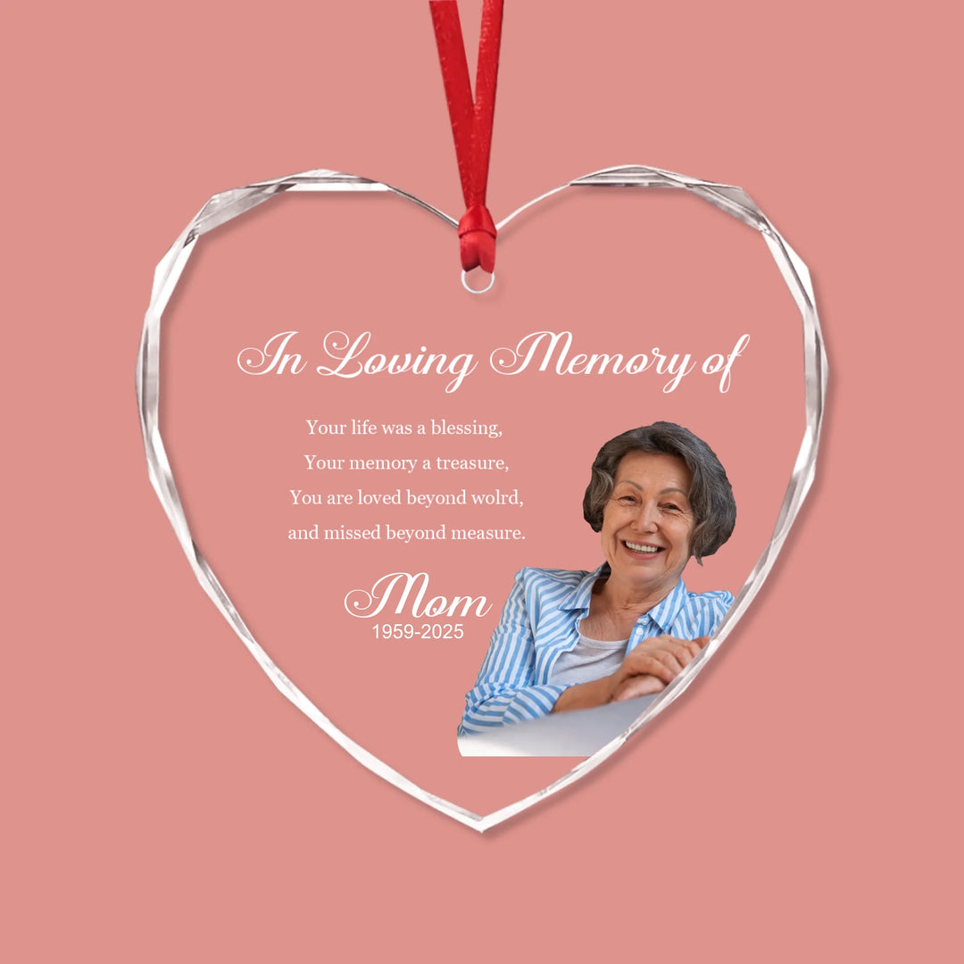 Until We Meet Again  - Heart Glass Memorial Ornament - Christmas Gift For Family Members - AGCQQ003