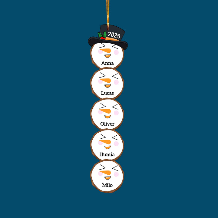 Frosted Together - Mica Ornament - Christmas Gift For Family Members CLADH004