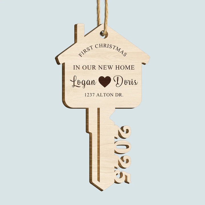 Where Love Resides V6 - Wood Ornament - Christmas Gift For Couples, Newlyweds, Family Members