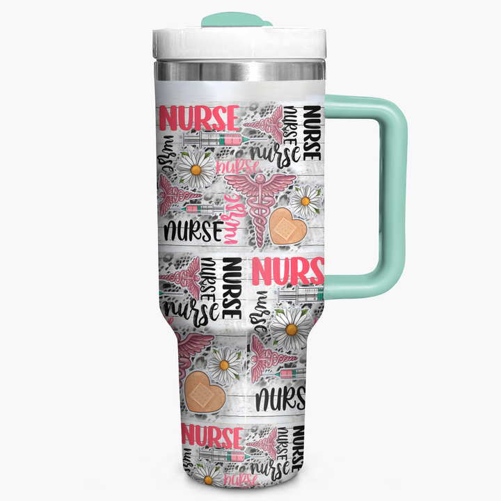 Caregiver's Companion - Tumbler with Handle - Gift for Nurse - NCU0DK019