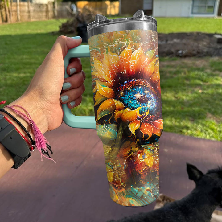 Sunburst Symphony - Tumbler With Handle - NCU0TL016