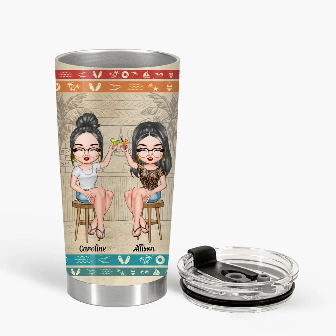 Personalized Tumbler - Gift For Friend - Are We Drunk
