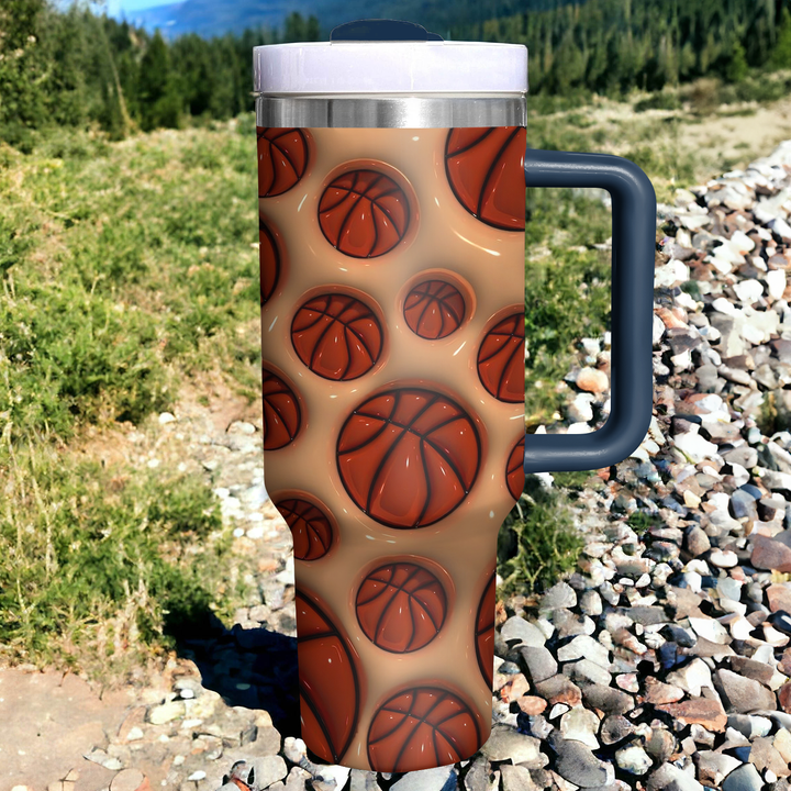Puffy Basketball - Tumbler With Handle - NCU0DK004