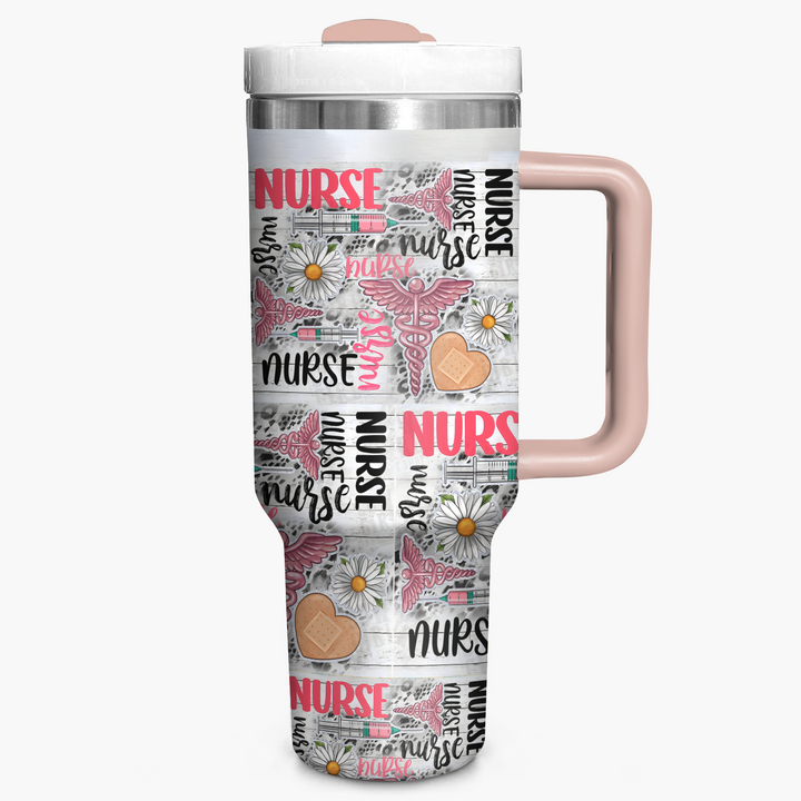 Caregiver's Companion - Tumbler with Handle - Gift for Nurse - NCU0DK019