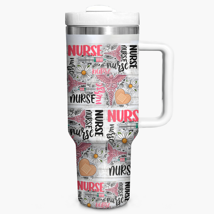 Caregiver's Companion - Tumbler with Handle - Gift for Nurse - NCU0DK019
