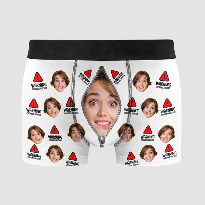 Emergency Case - Personalized Custom Men's Boxer Briefs - Gift For Couple, Boyfriend, Husband