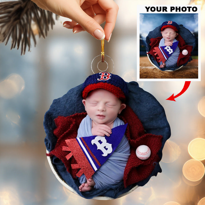 Angel My Little Star - Personalized Photo Mica Ornament - Christmas Gift For Family Members