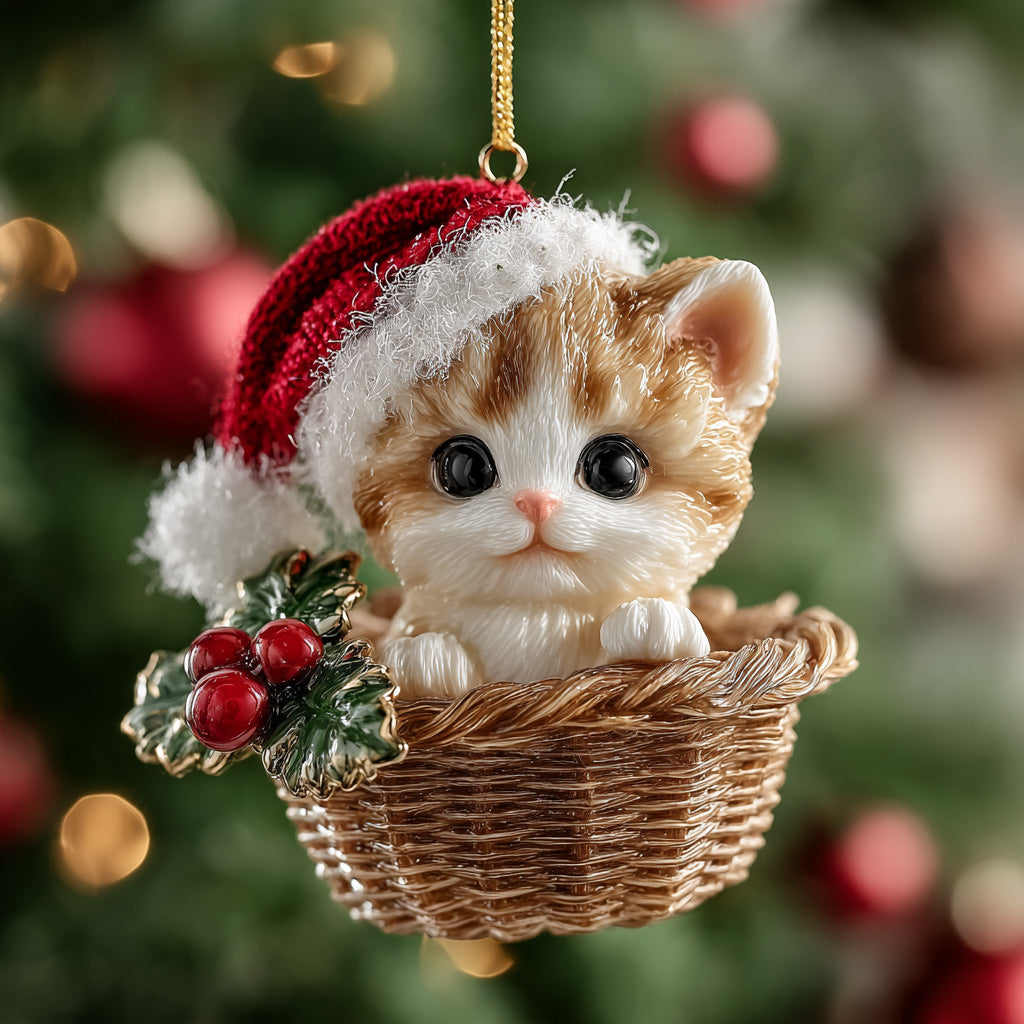 Basket of Joy Mica Ornament NCU0DH169