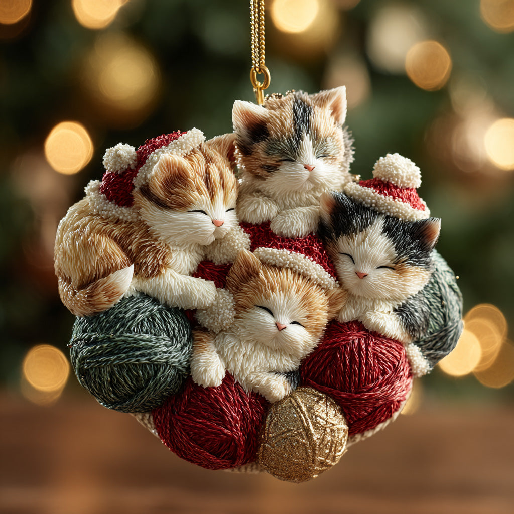 Cat Nest Mica Ornament NCU0DH214