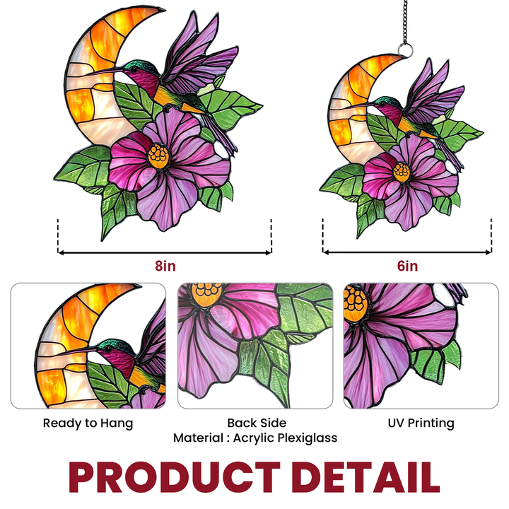 Celestial Hummingbird - Window Hanging Suncatcher NCU0TH001