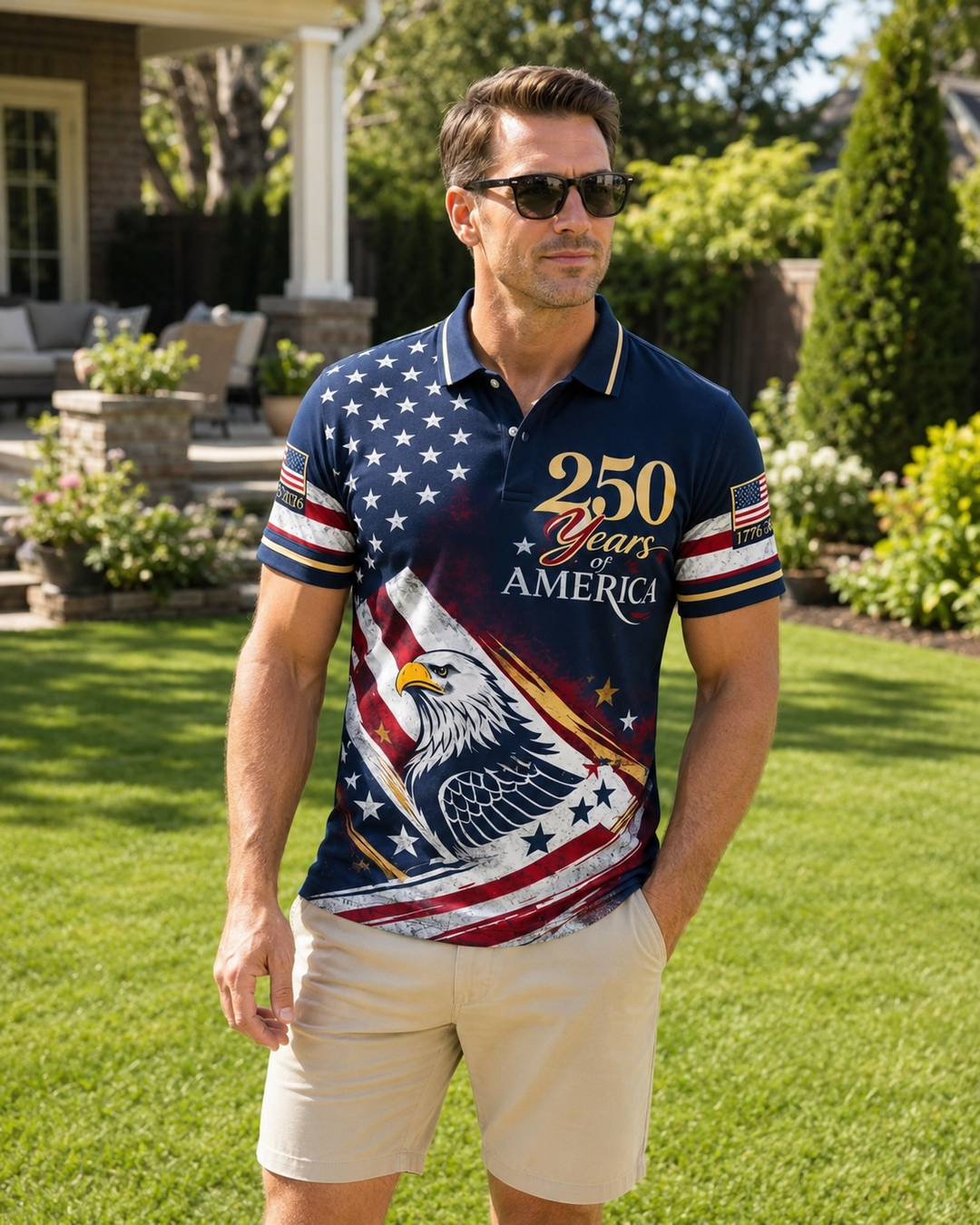 250th Anniversary USA Polo Shirt NCU0PDT04