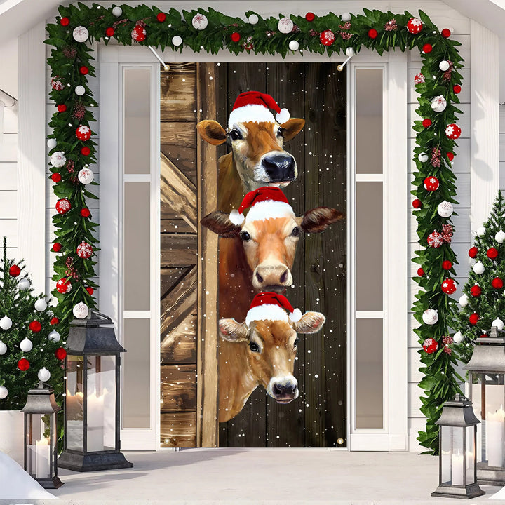 Cheerful Cow Door Cover NCU0DV104