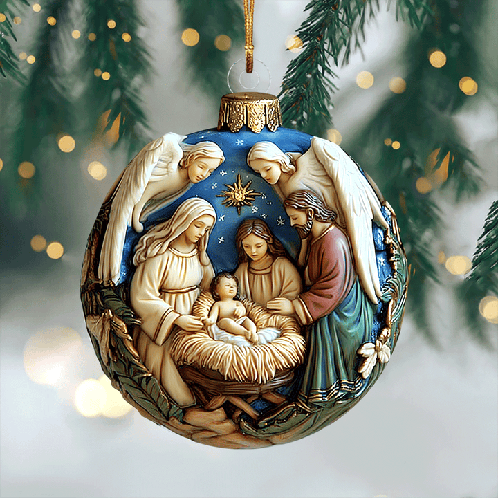 Christmas Blessing - Mica Ornament NCU0PD204