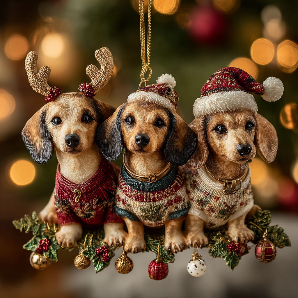 Christmas Trio Ceramic Ornament NCU0DH239