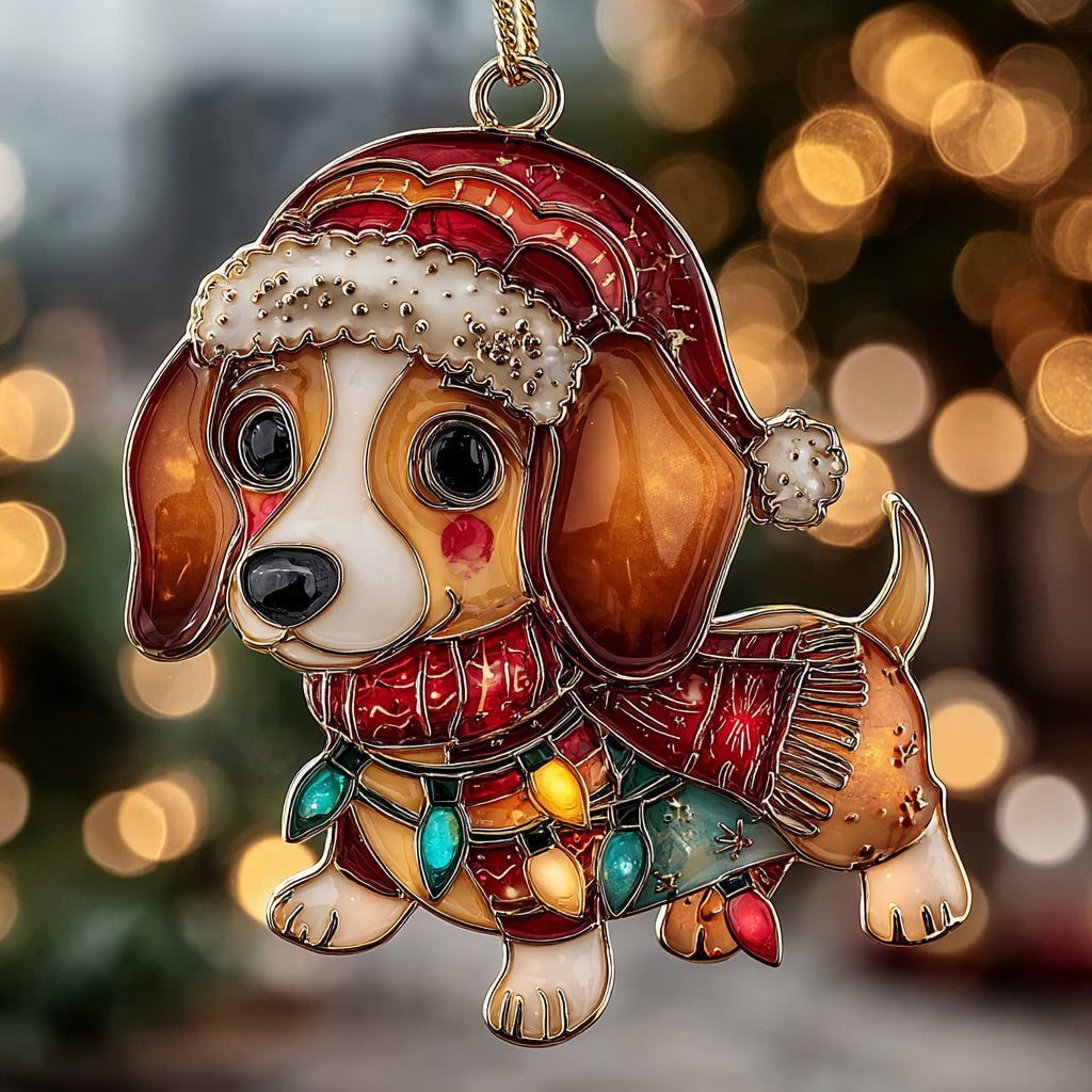 Dachshund Joy Mica Ornament NCU0DH302