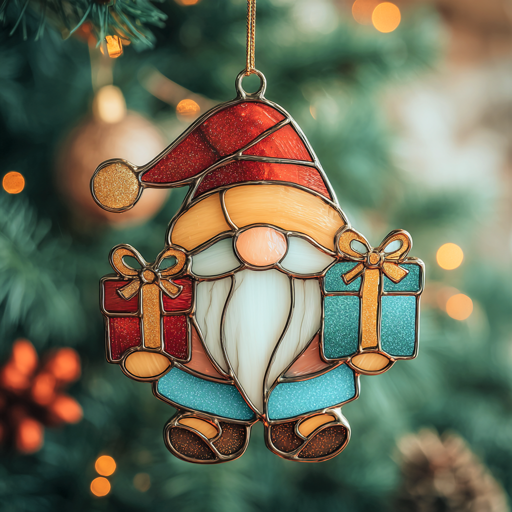 Enchanted Gnome Mica Ornament NCU0NL212