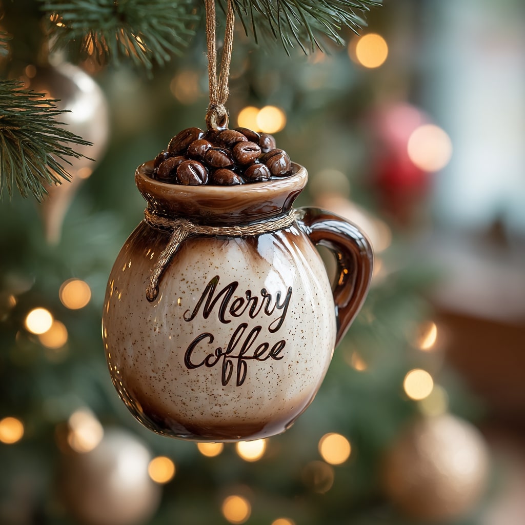 Espresso Shot Mica Ornament NCU0NL86