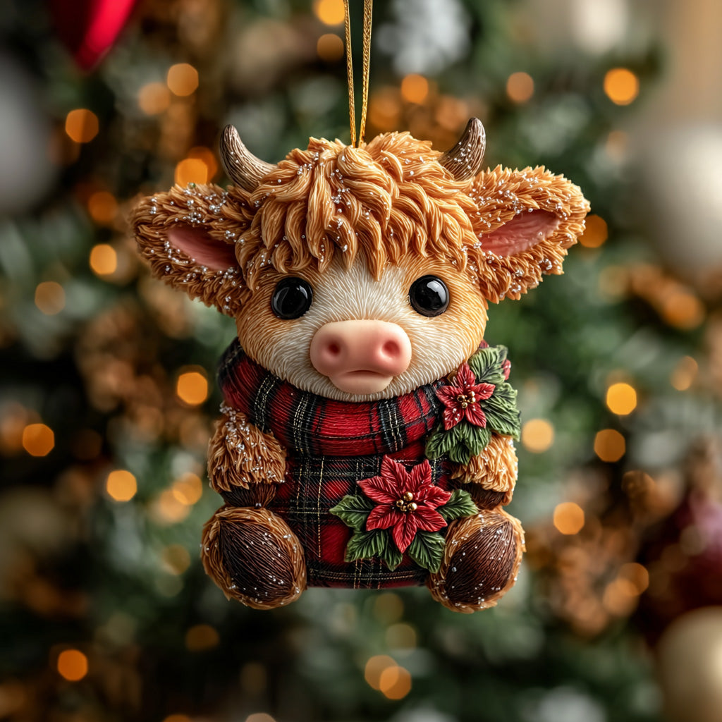 Festive Barn Spirit Mica Ornament NCU0DH195