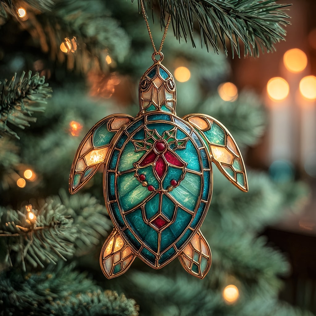 Festive Fin Mica Ornament NCU0NL123