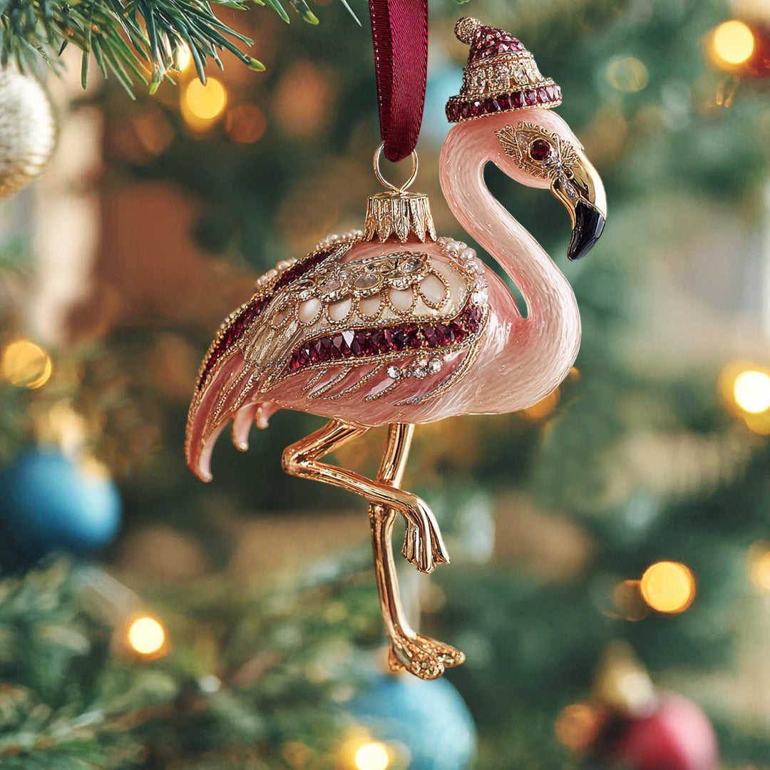 Festive Pink Mica Ornament NCU0NL207