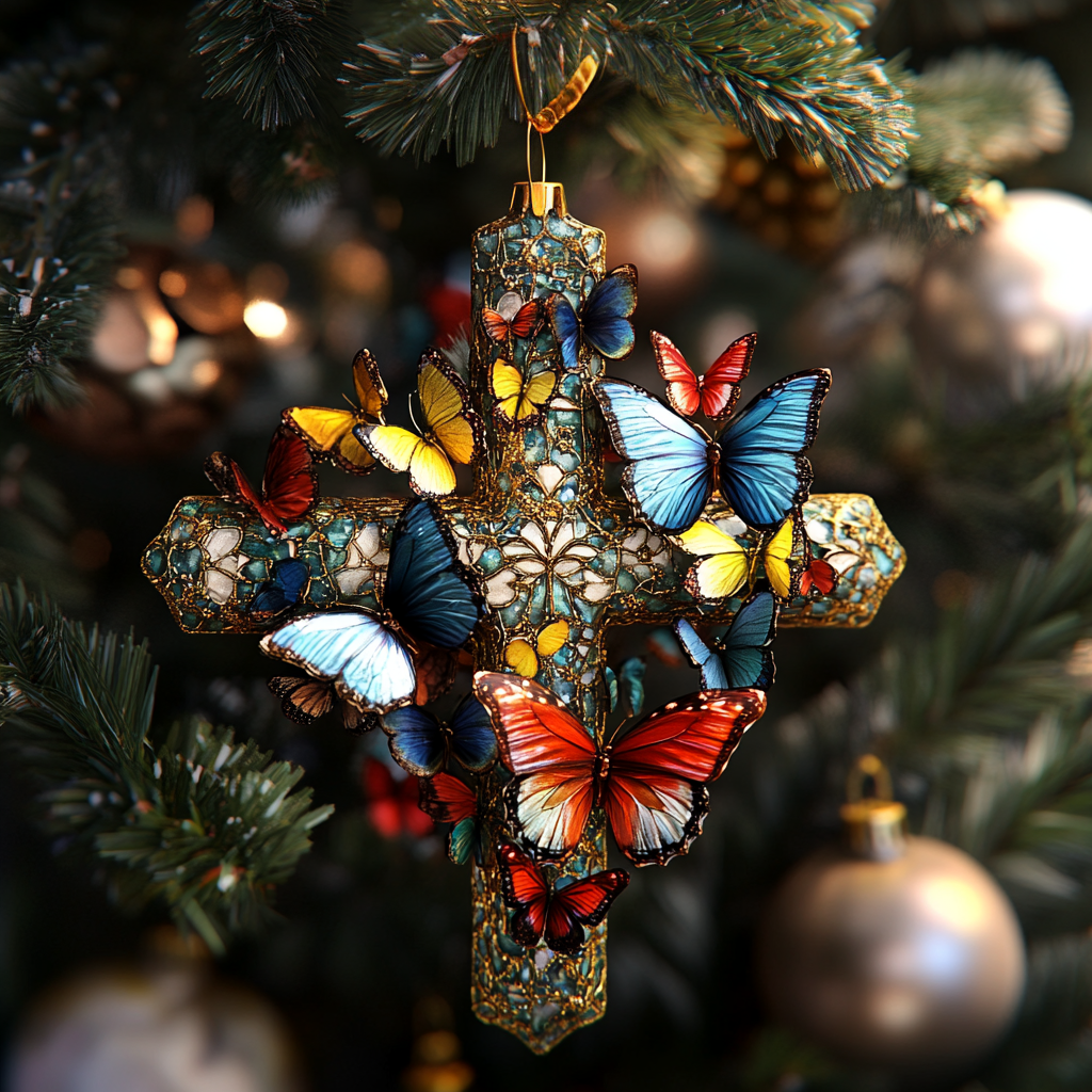 Forgiven Forever Mica Ornament NCU0PT104
