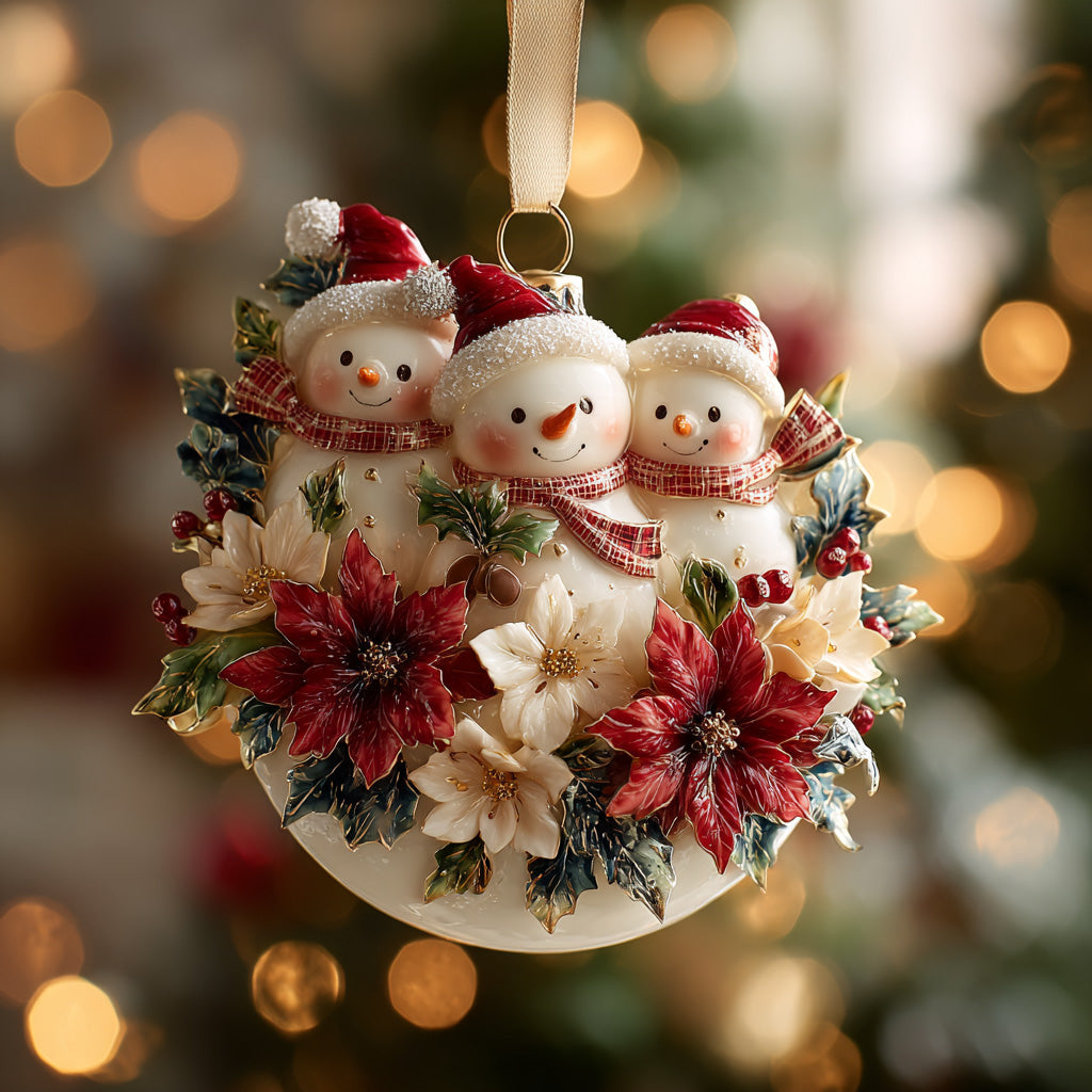 Frosty Family Joy Mica Ornament NCU0DH282