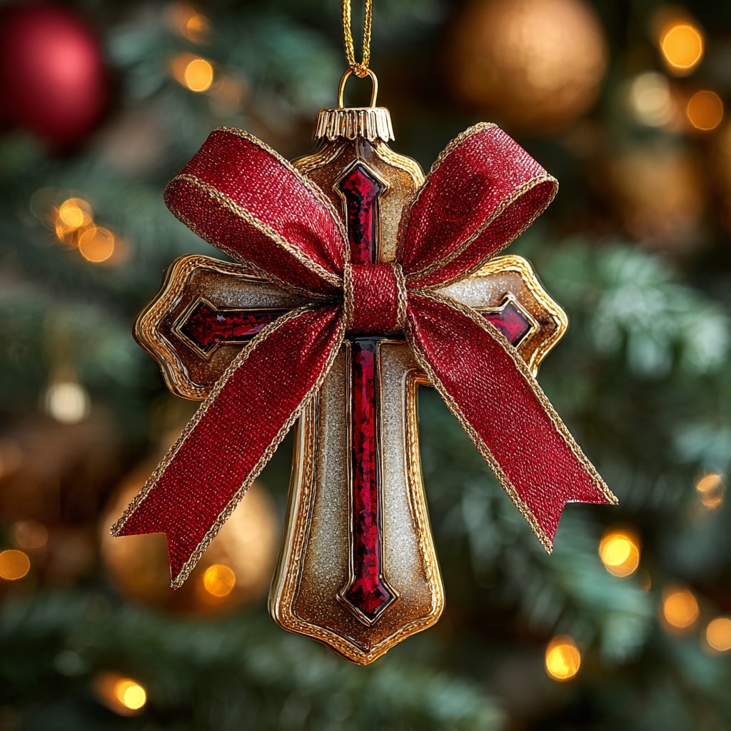 Gift Cross Mica Ornament NCU0NL169