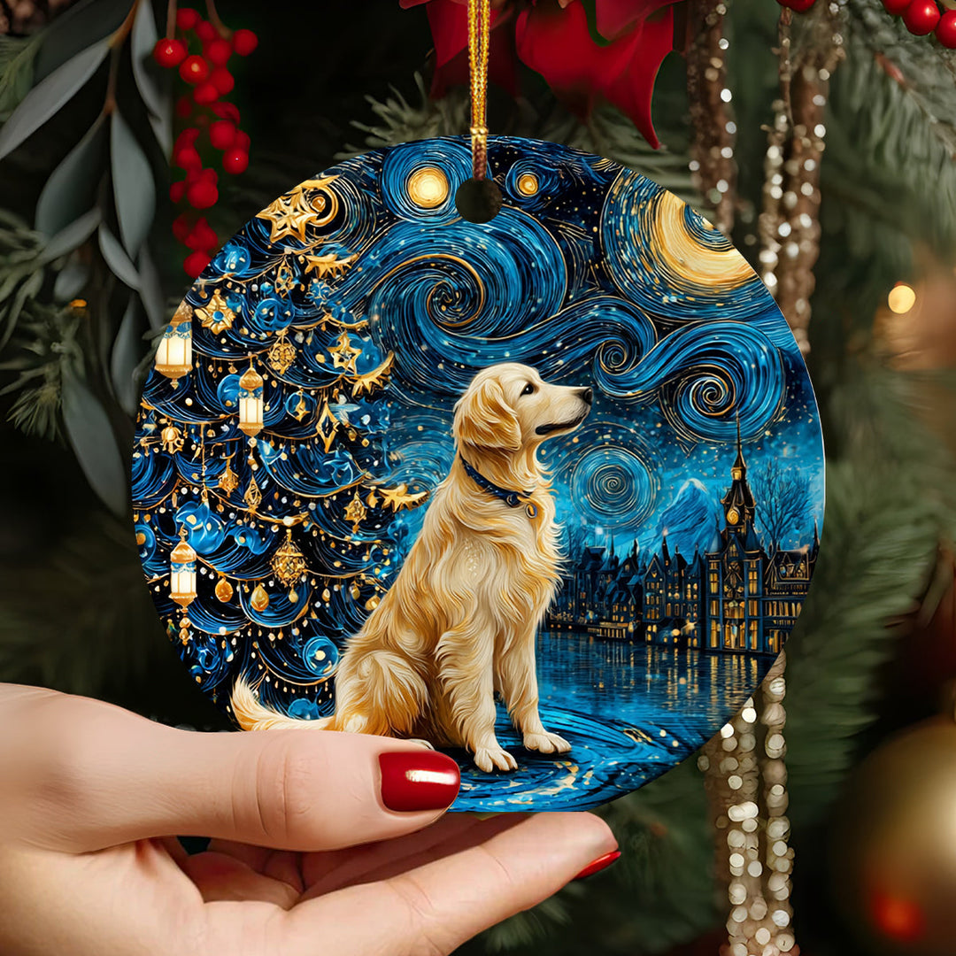 Golden Joy Ceramic Ornament NCU0HT034