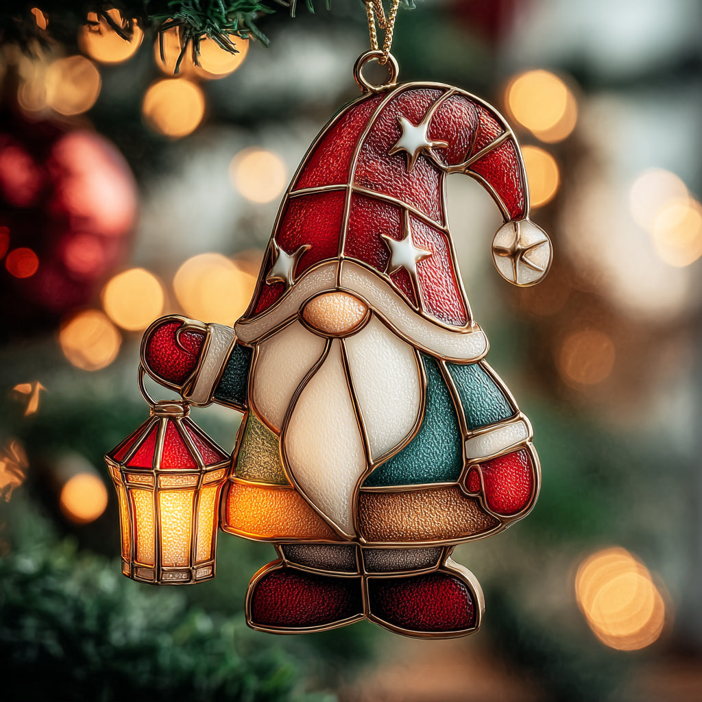Guiding Glow Gnome Mica Ornament NCU0HT063
