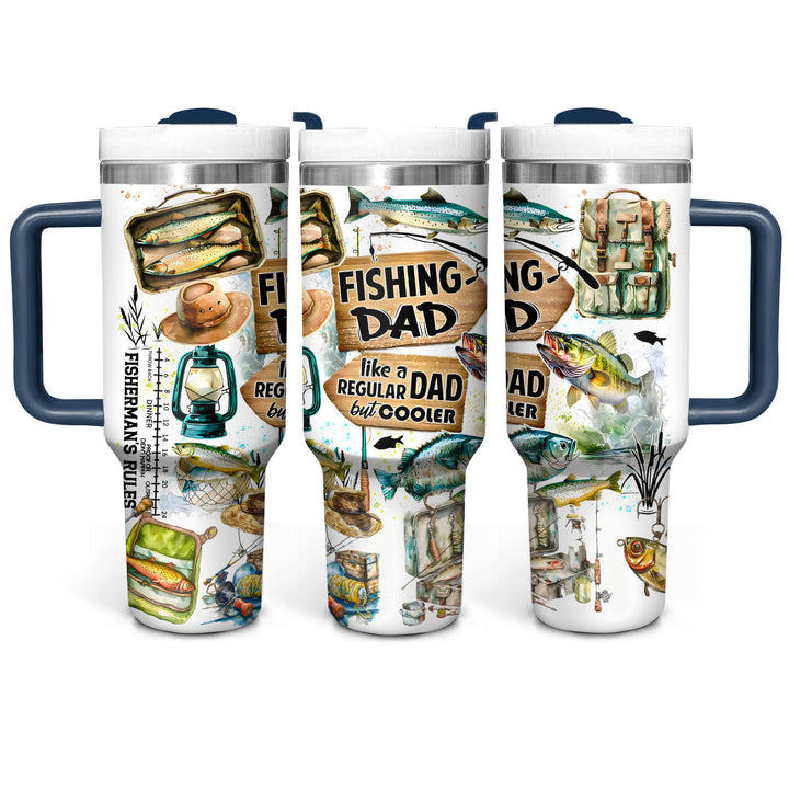 Fishing Dad - Tumbler with Handle - Gift For Fishing Lovers - NCU0DV058