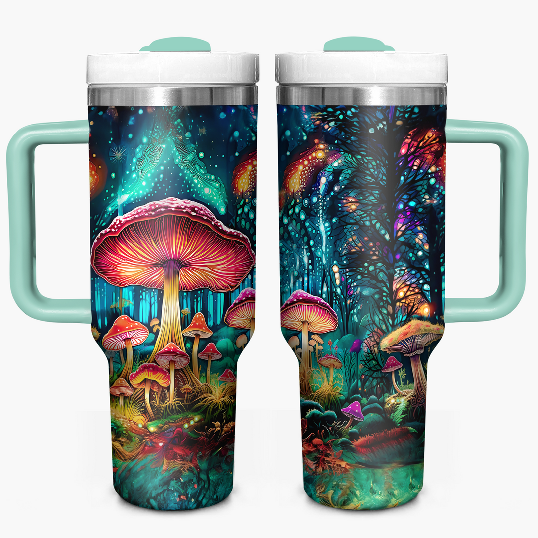 Mushroom Magic - Tumbler with Handle - NCU0TT017