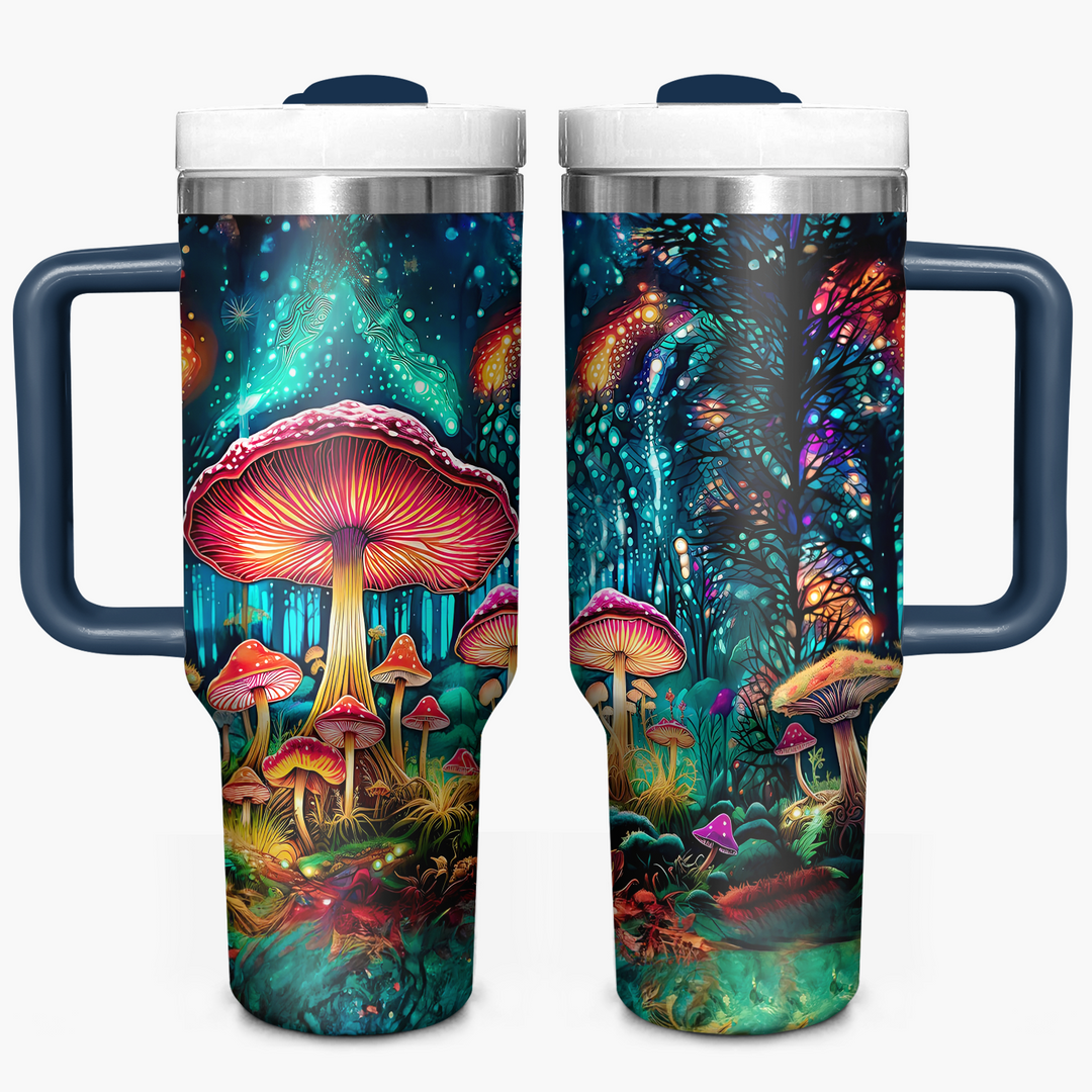 Mushroom Magic - Tumbler with Handle - NCU0TT017