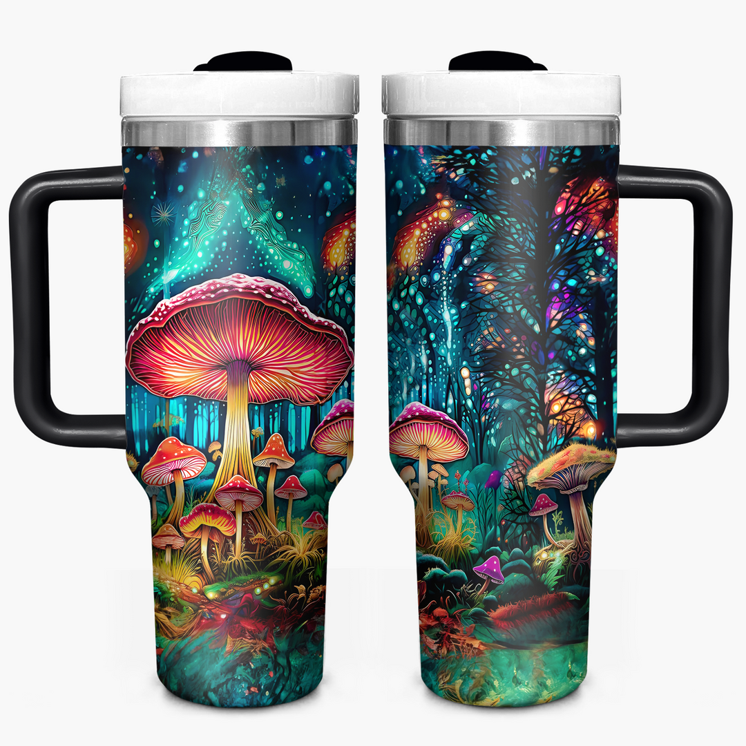 Mushroom Magic - Tumbler with Handle - NCU0TT017