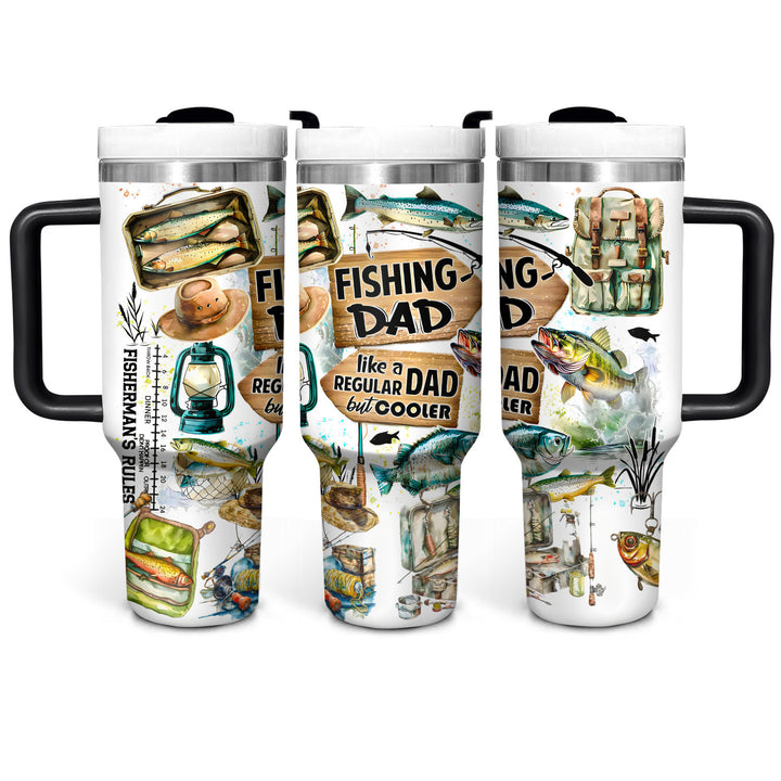 Fishing Dad - Tumbler with Handle - Gift For Fishing Lovers - NCU0DV058