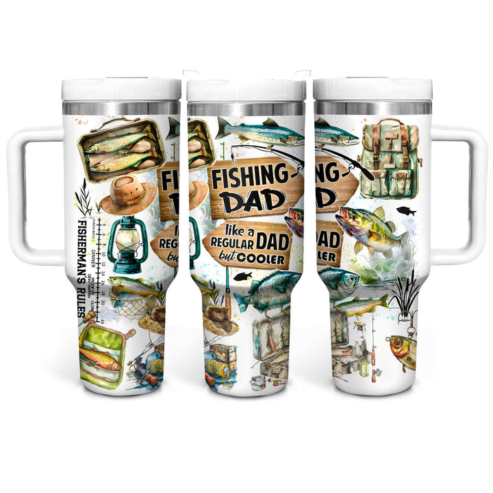 Fishing Dad - Tumbler with Handle - Gift For Fishing Lovers - NCU0DV058