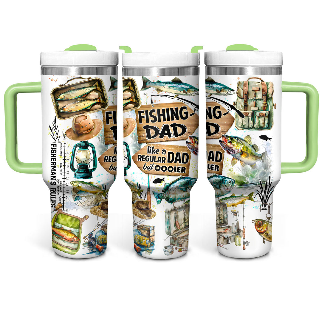 Fishing Dad - Tumbler with Handle - Gift For Fishing Lovers - NCU0DV058