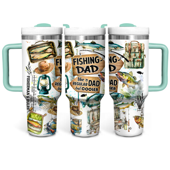 Fishing Dad - Tumbler with Handle - Gift For Fishing Lovers - NCU0DV058