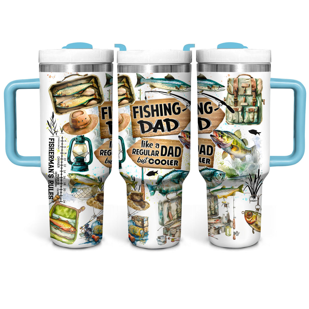 Fishing Dad - Tumbler with Handle - Gift For Fishing Lovers - NCU0DV058
