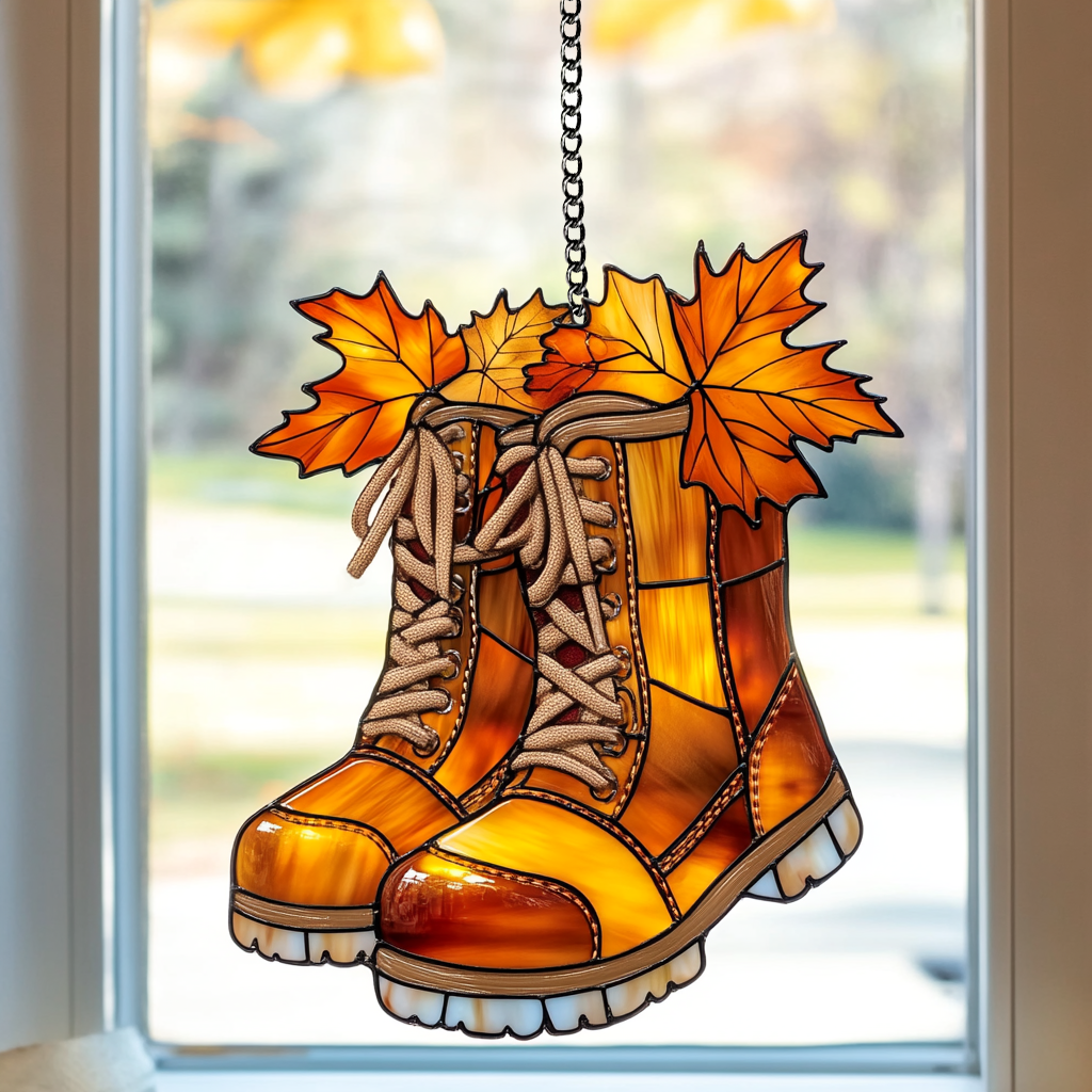Harvest Boots Glow - Window Hanging Suncatcher NCU0PD167