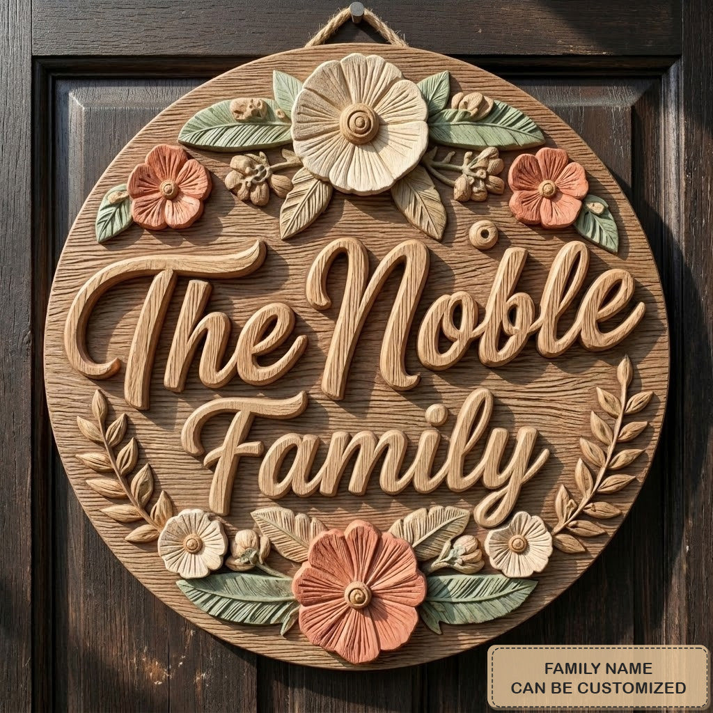 Heritage Personalized Custom Door Sign AGC0VL044