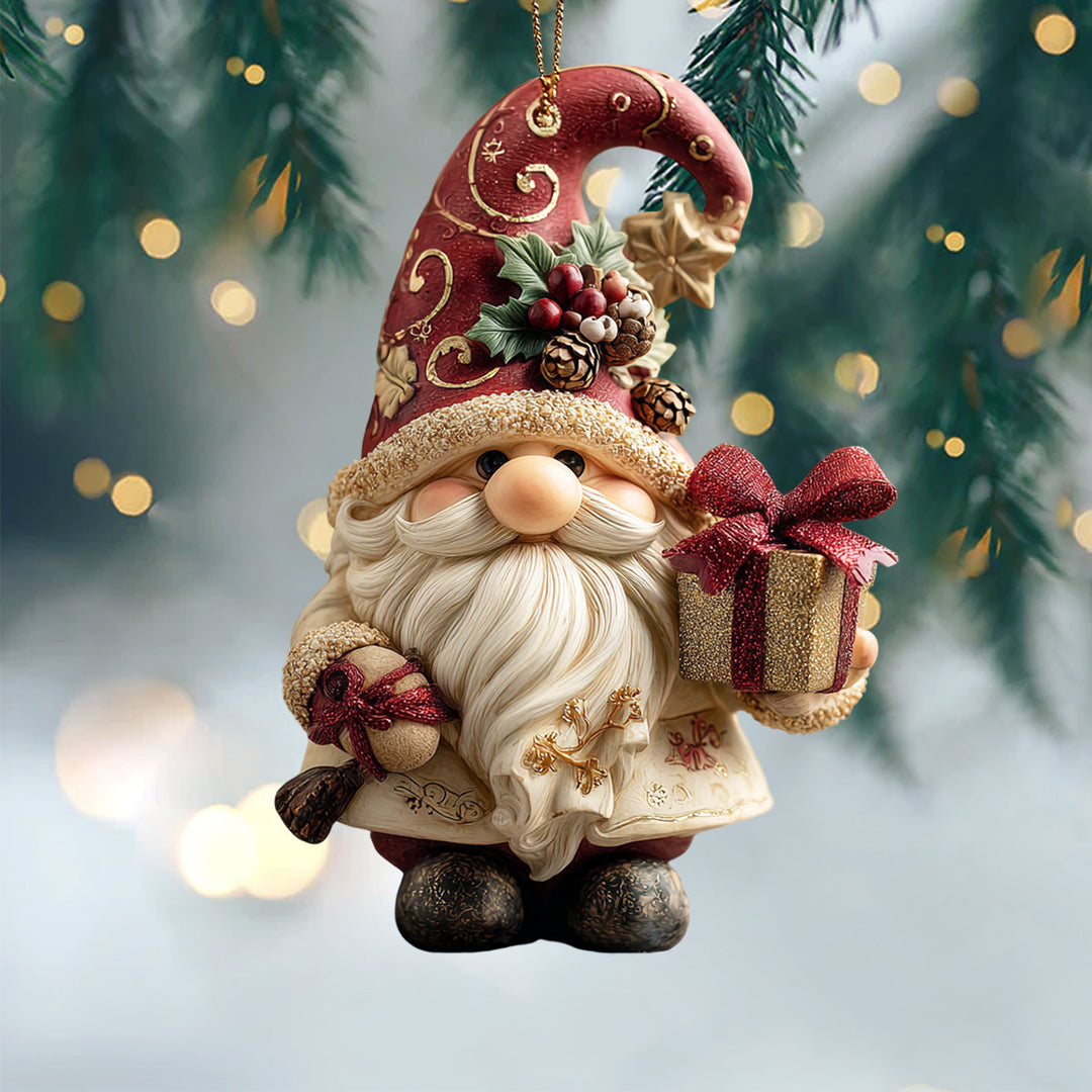 Holiday Gnome Mica Ornament NCU0NL76