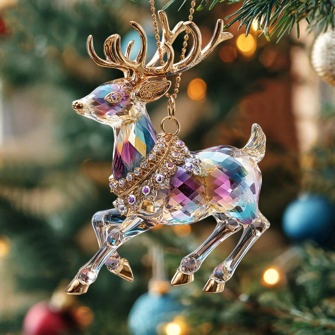 Holly Shine Mica Ornament NCU0NL197