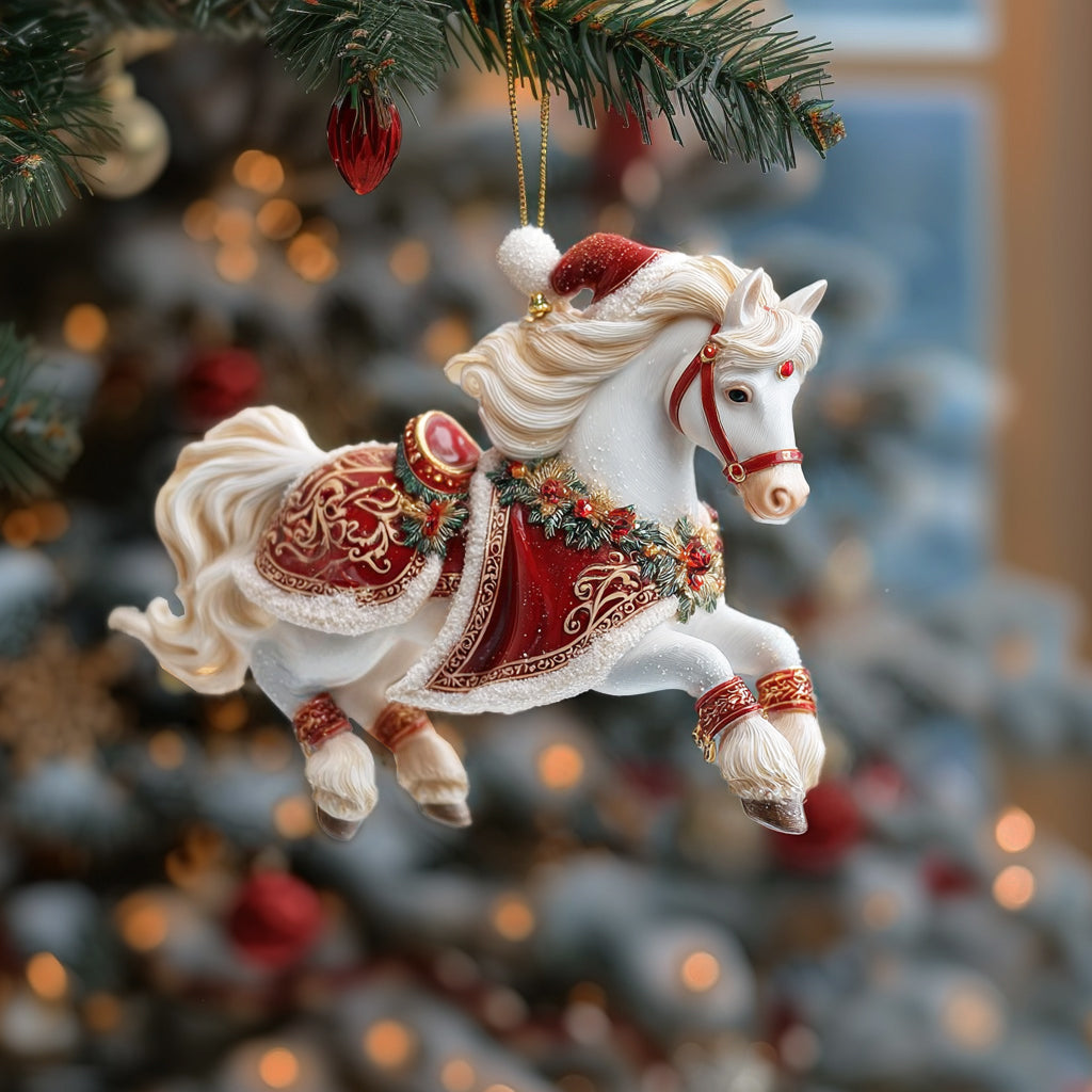 Horse of Santa Mica Ornament NCU0DH165