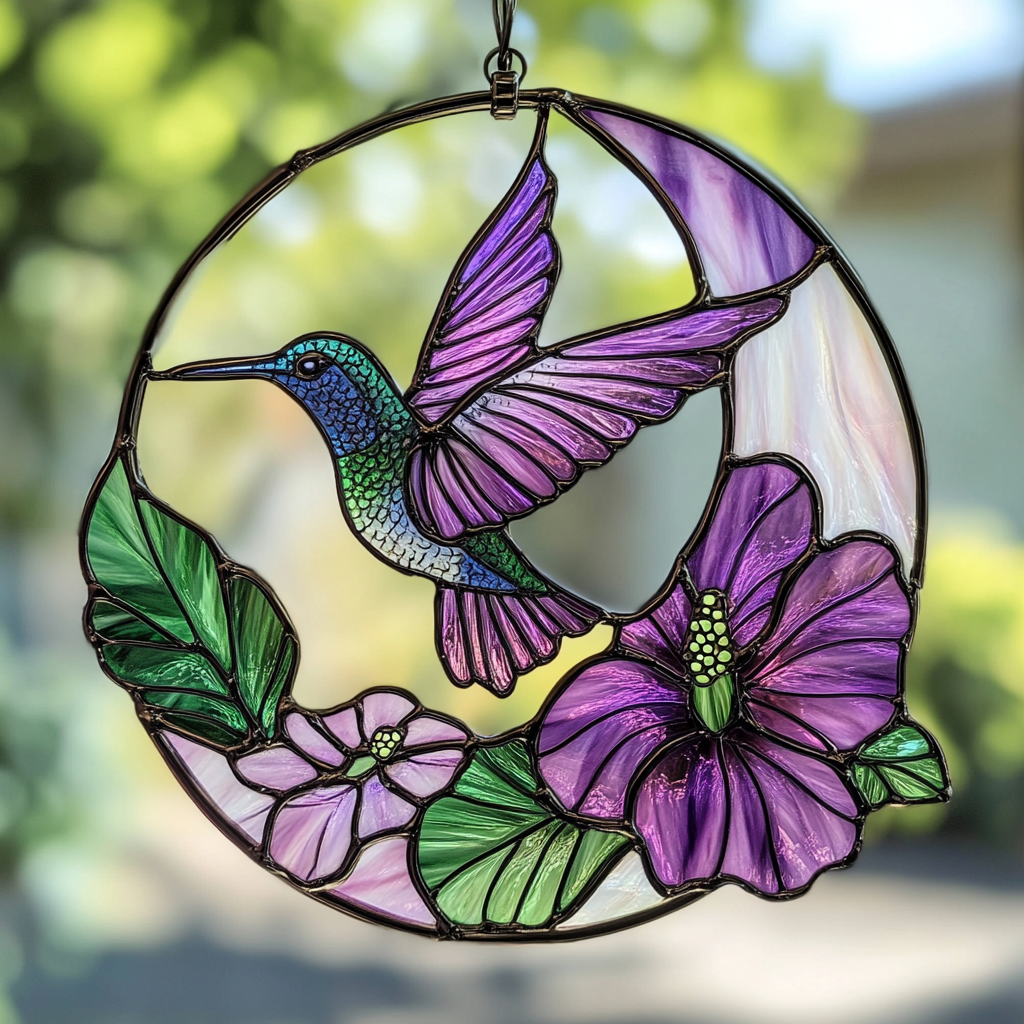 Humming Bliss - Window Hanging Suncatcher NCU0TH002