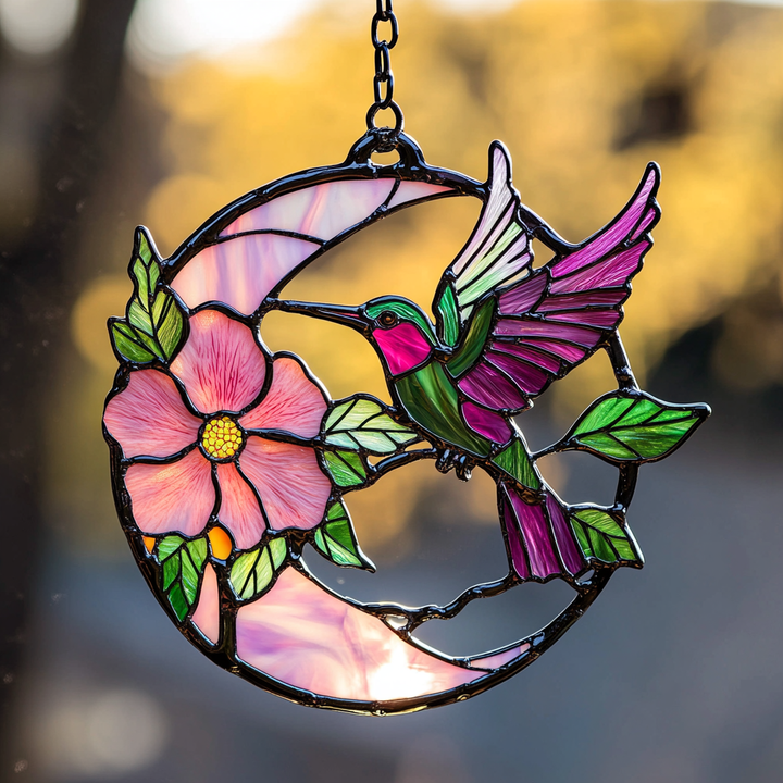 Hummingbird Haven - Window Hanging Suncatcher NCU0TH005