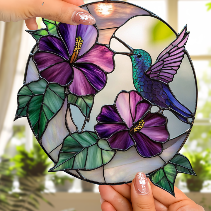 Hummingbird Serenade - Window Hanging Suncatcher NCU0TH007